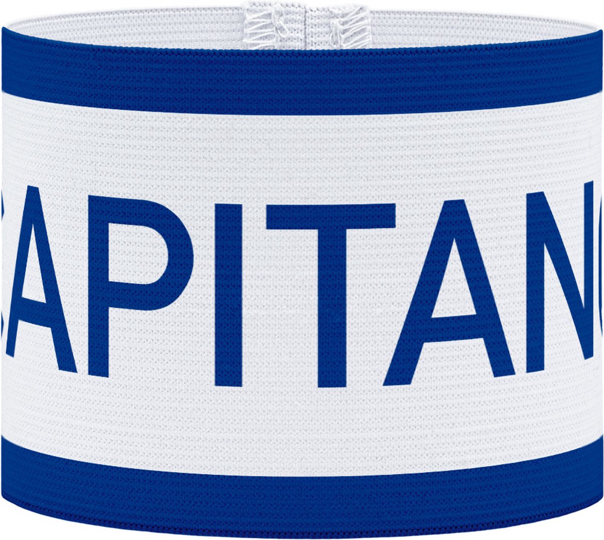 Aanvoerdersband - Captain - Wit / Blauw - S