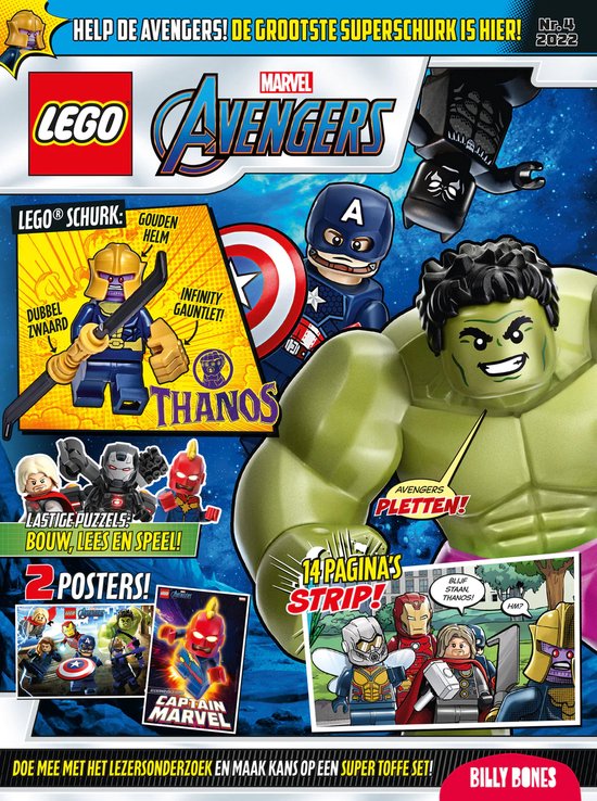 LEGO Marvel Avengers Magazine | EDITIE 4 & 5 2022 | bol.com