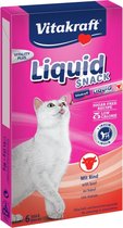 Vitakraft Cat Liquid Rund - Kattensnack - 6 x 6 st