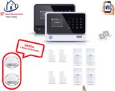 Home-Locking anti dier draadloos smart alarmsysteem wifi,gprs,sms set 75 AC-05