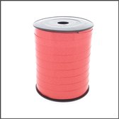 Premium Rood Paperlook lint - Cadeaulint - Verpakkingslint - Breedte: 10 mm - Rollengte: 250 meter - Gemakkelijk te Verwerken - Te Splitten - Dikke Kwaliteit - Levendige Kleuren - Unieke Papierachtige Structuur