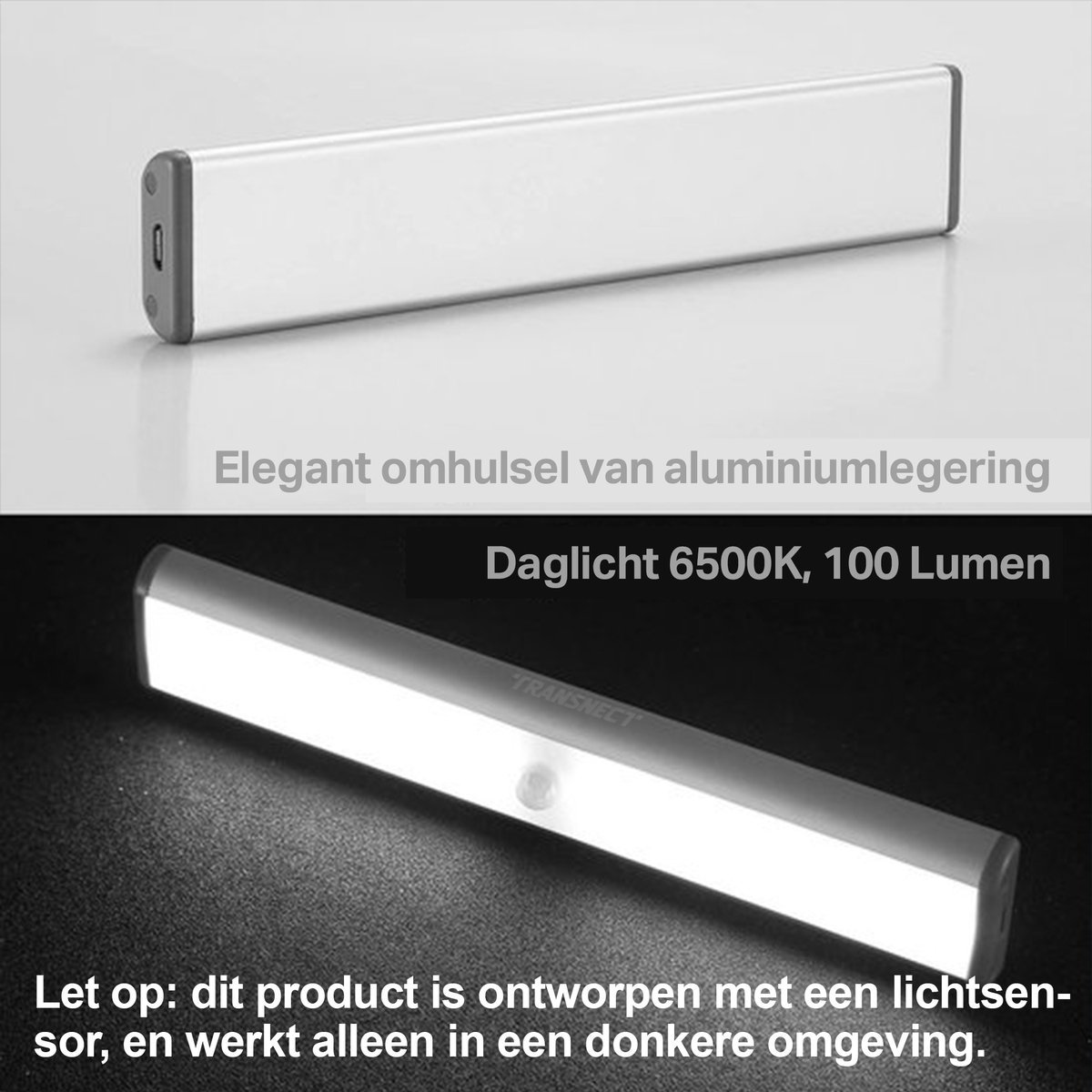 Nachtlampje Op Batterijen Met Beweginssensor Kastverlichting Trapverlichting