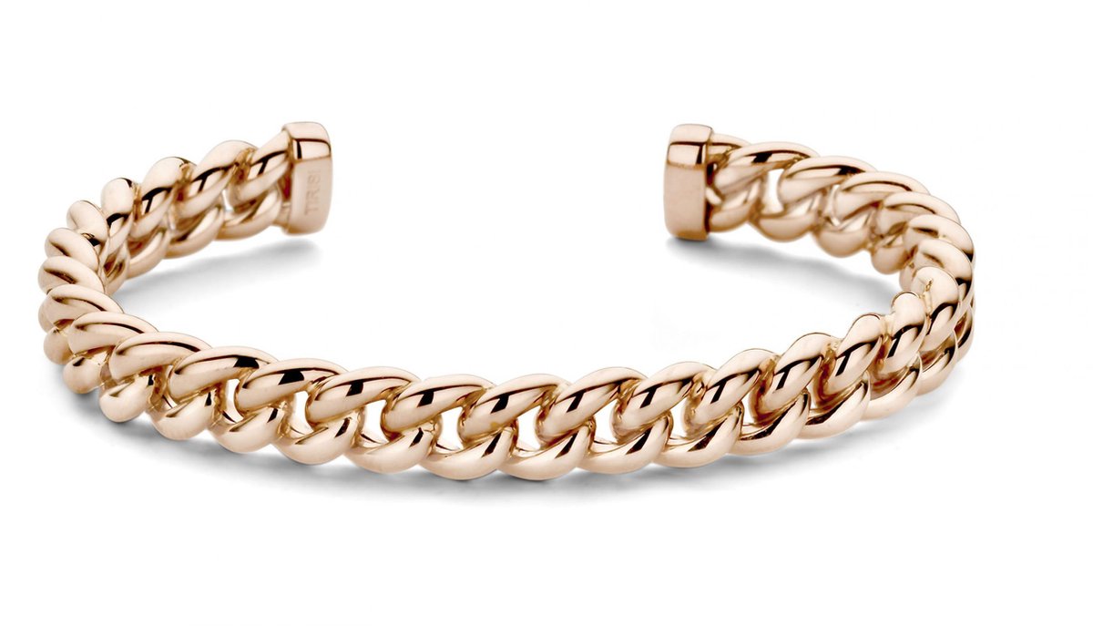 Tirisi Jewelry TB2092P – roségouden armband 18krt – gourmet - uitverkoop