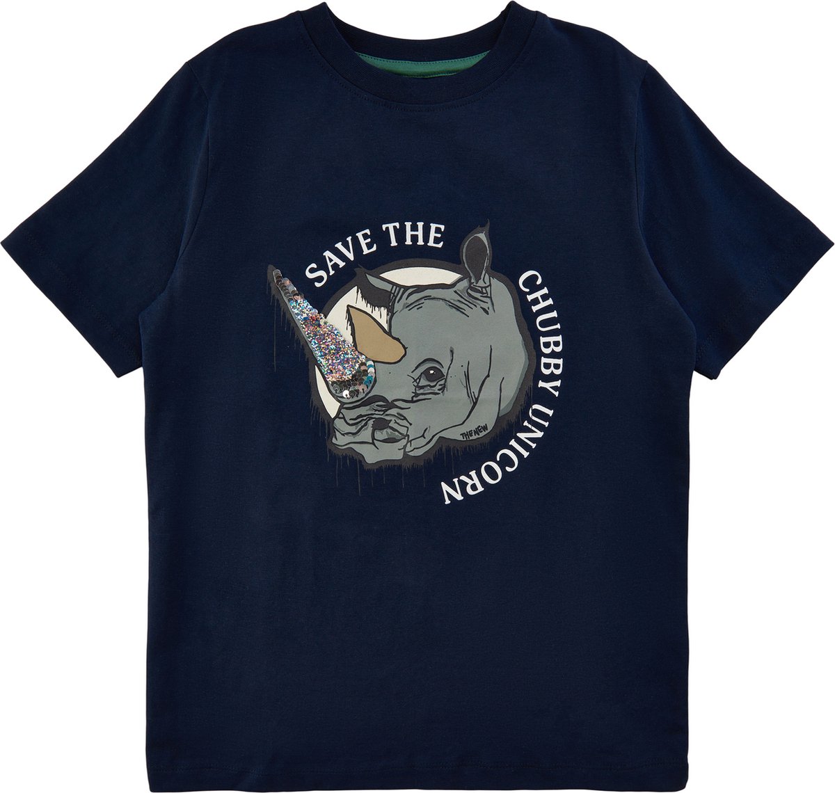 The New t-shirt jongens - donkerblauw - Tnfonso TN4696 - maat 110/116