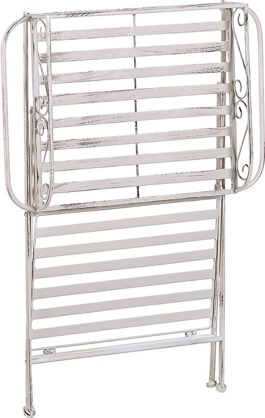 Beliani ANCUD - Table d'appoint - Wit - Fer