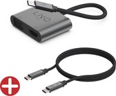 Linq byELEMENTS 4-in-1 USB-C / HDMI Adapter + 2M USB-C PD Kabel