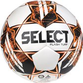 Select Flash Turf V23 Kunstgrasbal - Wit / Zwart / Fluo Oranje | Maat: 5