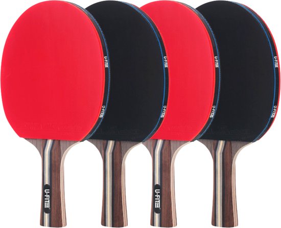 speelplaats driehoek Plons U Fit One Premium Tafeltennis Set met Opbergtas - 4 Tafeltennisbatjes -  Table Tennis... | bol.com