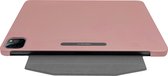 Macally BSTANDPRO5S-RS Beschermhoes met standaard-functie voor 11-inch iPad Pro (4e gen./2022, 3e gen./2021) - Compatibel met Apple Pencil - Rosé