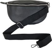 VIQRI - Tassen - Tassen dames - Crossbodytassen - Bumbag - Heuptas - Inclusief schouderriem - Zwart - Festival - Zilver - Musthave