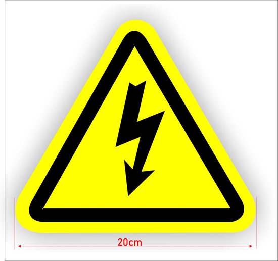 Koop Let op Hoge Spanning - Caution High Voltage bord | | NL Koop Let op Hoge Spanning - Caution High Voltage bord | | NL