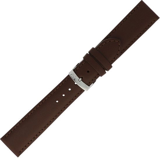 Morellato PMK034GRAFIC XL Horlogebandje - Leer - Donkerbruin - 22 mm