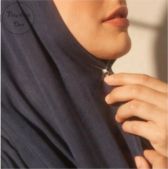 New Age Devi - Hoofddoek Magneet - Hijab accessoires - Goud(2 paar)