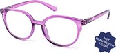 Leesbril Vista Bonita Nova Met Blauwlicht Filter-Mai Tai Purple-+3.00