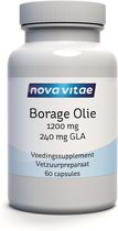 Nova Vitae - Borage Olie -  1200 mg - GLA 240 mg - 60 capsules
