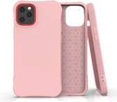 Casecentive Soft Eco TPU Case - Duurzaam hoesje - iPhone 12 Mini roze
