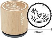 Rocking Horse Rubber Stamp (W20006) (DISCONTINUED)