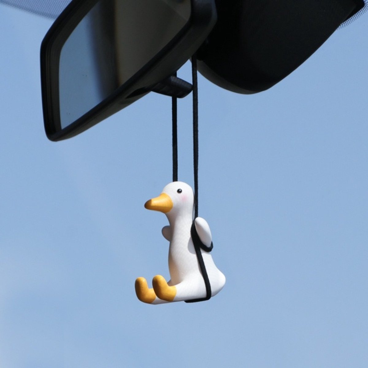WiseGoods Premium Duck Car Hanger - Canetons Mirror Hanger - Cadeau -  Embellissement