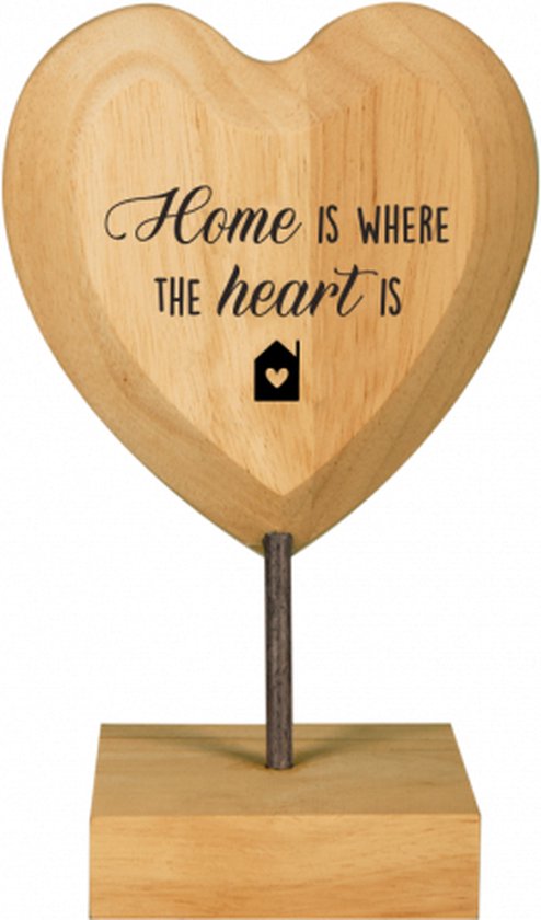 Wooden hearts - Home is where the heart is
