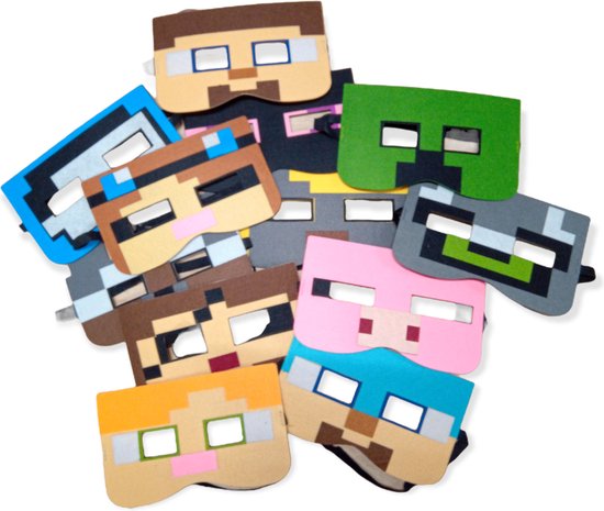 Jobber - Masques - Minecraft - Déguisements - Accessoires de