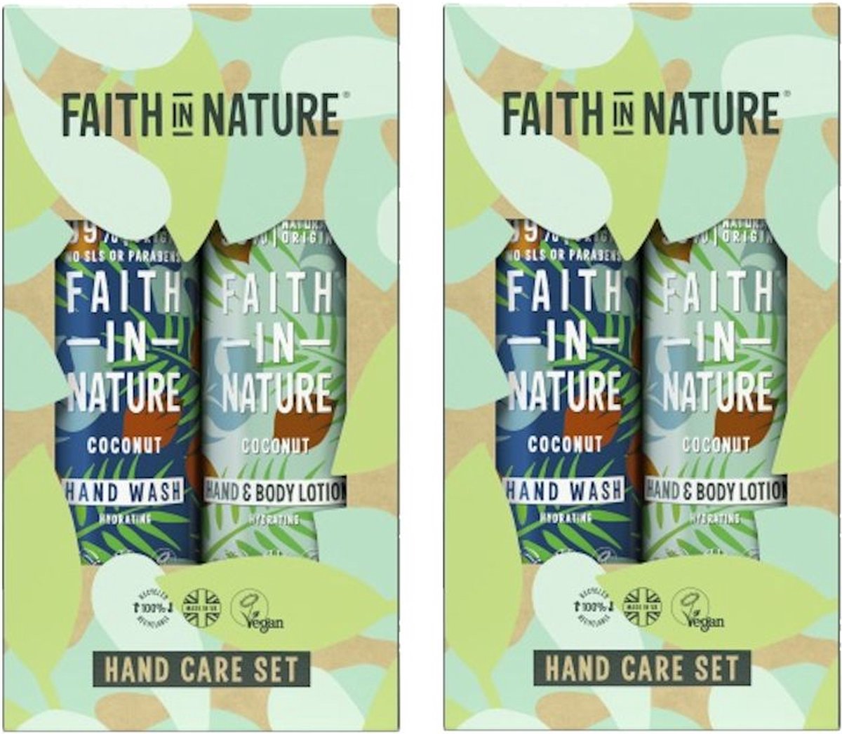Goedkoopste FAITH IN NATURE - Gift Set Hand Care Coconut - 2 Pak
