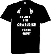 Grappig T-shirt - geweldige tante - neef - nicht - familie - maat M