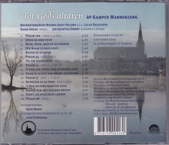 Tot Gods altaren - Bovenstemgroep Noord-Oost Veluwe o.l.v. Lulof Dalhuizen