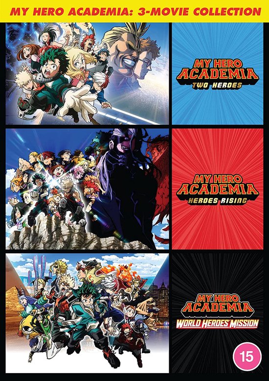 Anime - My Hero Academia: 3 Movie Collection (DVD)