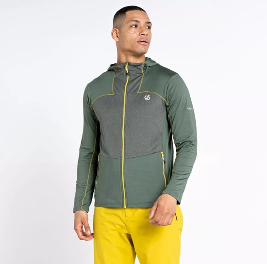 Dare2B Mens Revive II Core Stretch Hoodie Vert Duck Taille M