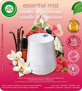 Air Wick Essential Mist Diffuseur Automatique Désodorisant - Vanille & Framboise - Starter Kit