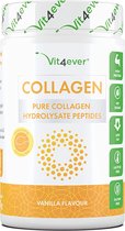 Collageen poeder 600 gram - Premium: 100% rundercollageenhydrolysaat peptiden van Peptolap Light - Vanille smaak - Collageen type 1 2 3 | Vit4ever