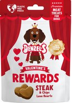 Denzel's - Hartjes - Steak & Chips - Hondensnack - 1x 70 gram - hondenkoekjes