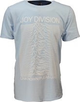 Joy Division Unknown Pleasures Blue T-Shirt - Officiële Merchandise