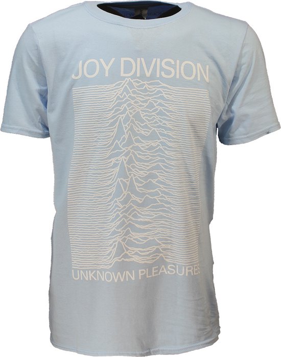 Joy Division Unknown Pleasures Blue T-Shirt - Officiële Merchandise