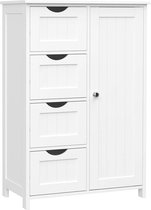 MIRA Home - Badkamerkast - Badkamermeubel - Kast - Badkamer - Opbergkast - 30x55x82
