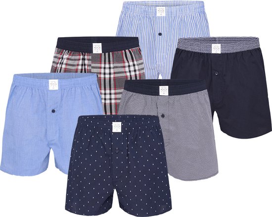 MG-1 Wijde Boxershorts Heren Multipack Assorti Mix D926 - Maat XXL - Losse boxershort heren