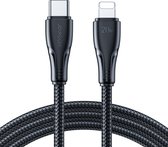 JOYROOM 20W Type-C to 8 Pin Surpass Series Fast Charging Data Cable, Length:0.25m(Black)