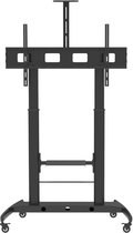 TECHLY FLOOR SUPPORT WITH 2 SHELVES TROLLEY 52-110"
