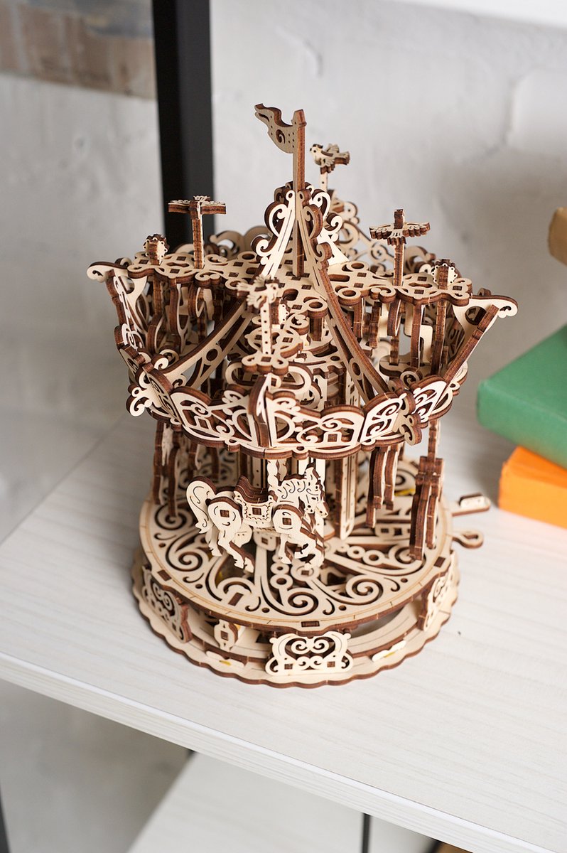 UGEARS Houten 3D Model - Carrousel — afbeelding 18