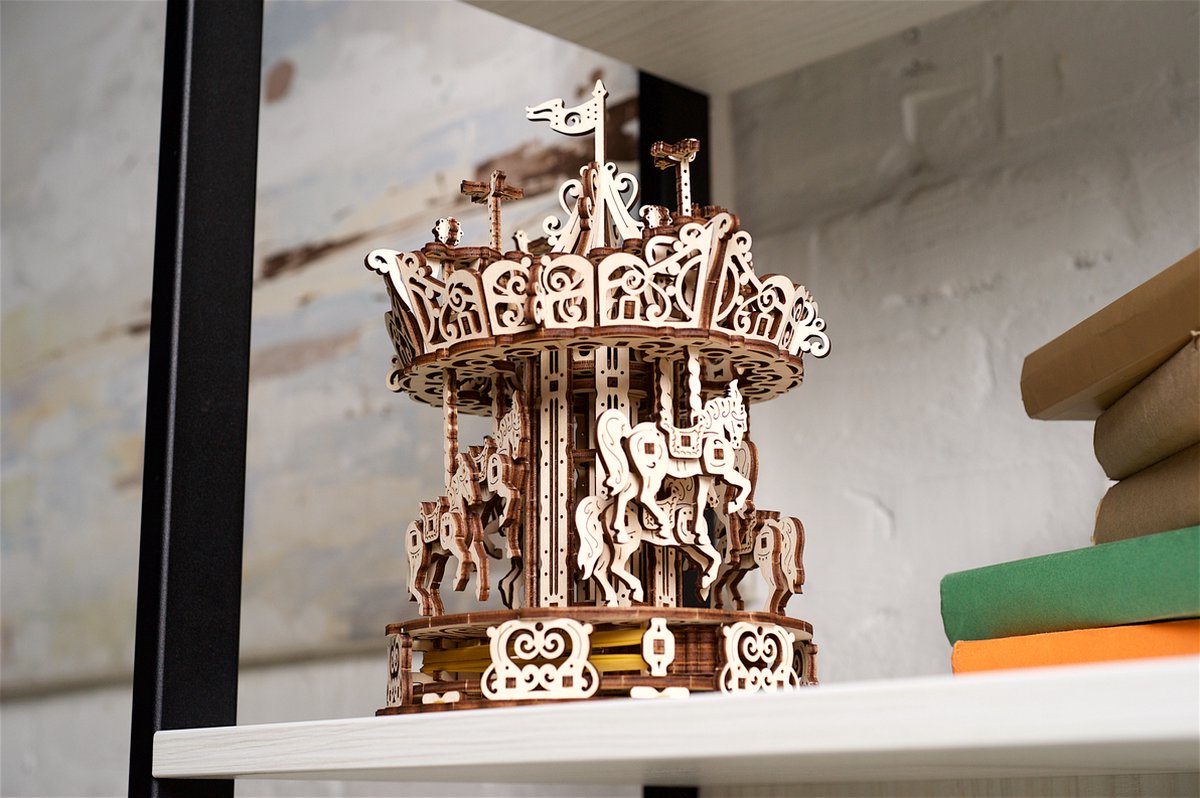 UGEARS Houten 3D Model - Carrousel — afbeelding 19