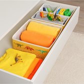 MONT KIARA Dinosaurus Kids Slaapkamer Garderobe Lade Wasserij Organizer Opvouwbare Opbergdoos 4 STUKS