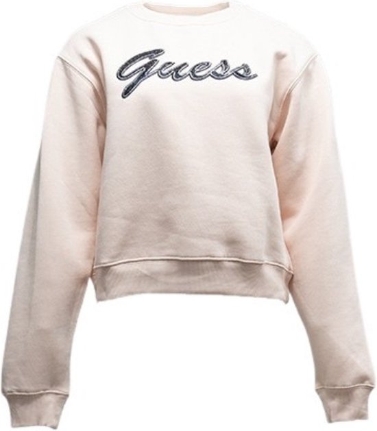 Guess Alona Sweat Shirt Femme - Rose Clair - Taille XS