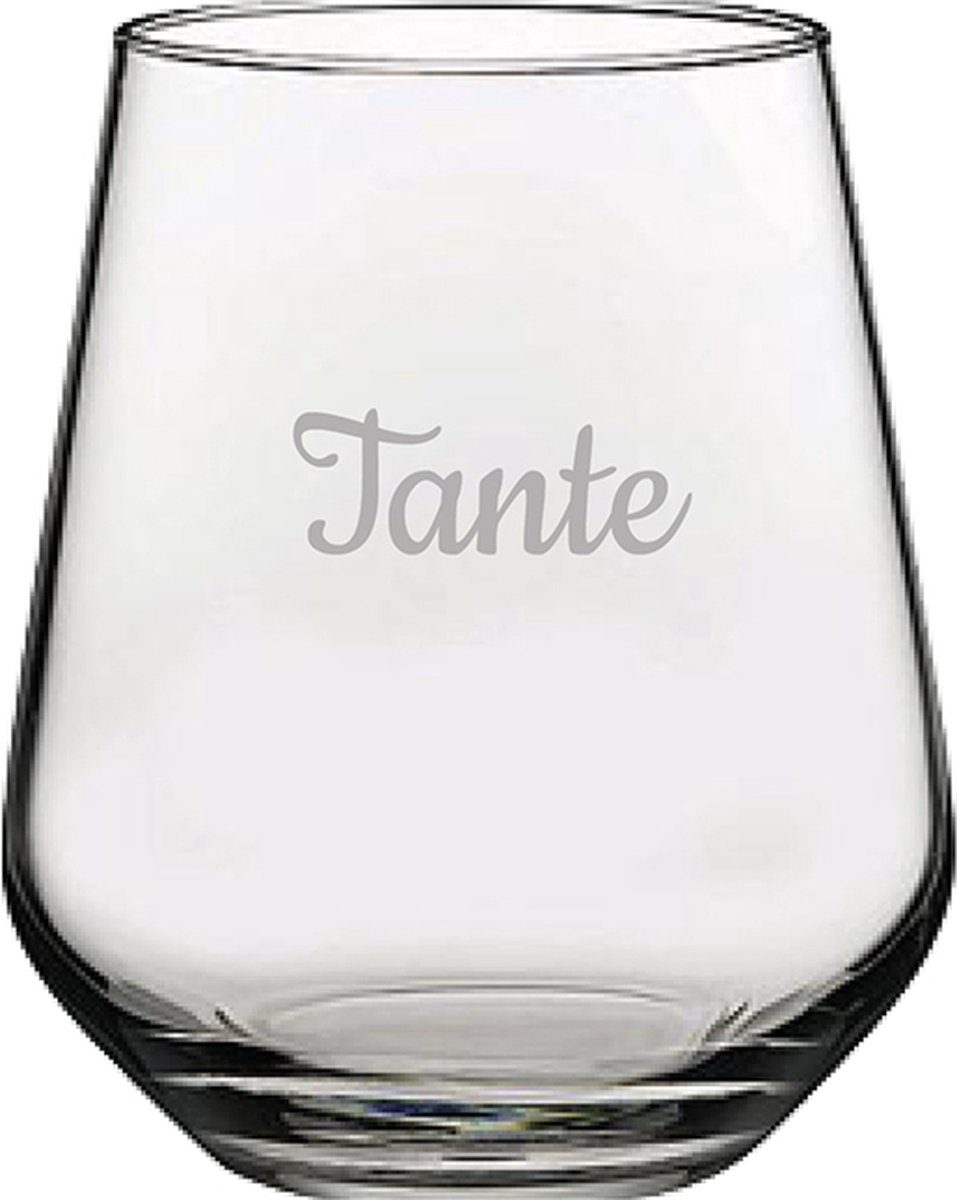 Drinkglas gegraveerd - 42,5cl - Tante