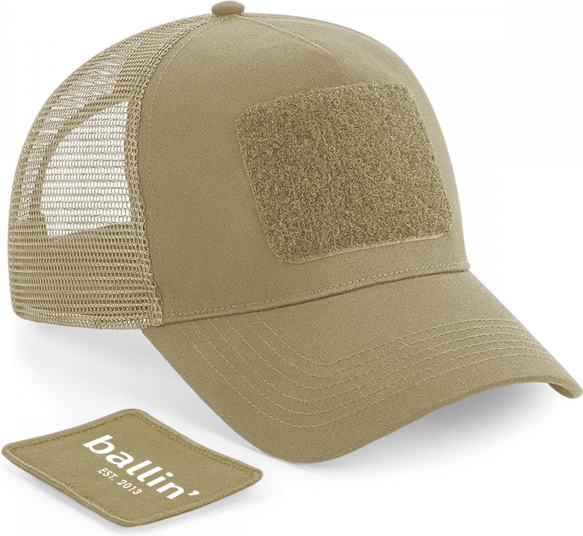 Ballin Est. 2013 - Unisex Petten Trucker Cap - Beige
