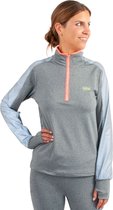 gofluo. Twist Running Shirt - Chemise de sport réfléchissante - Fluorescent - Gilet de course - Sécurité sur la route - Grijs - XS