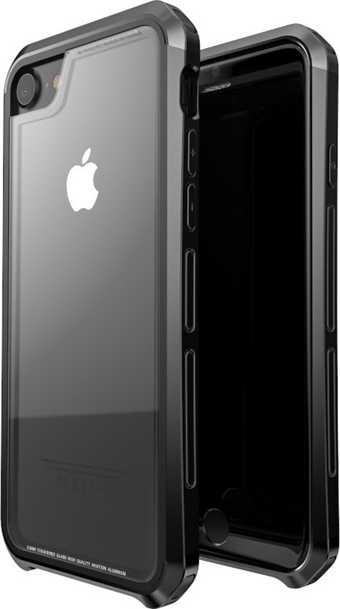 Luphie Double Dragon Tempered Back Case - Geschikt voor Apple iPhone 7/8 (4.7