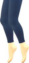 Kinderpanty legging - 100 Denier - Jeansblauw - Maat 98/104