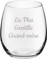 Drinkglas gegraveerd - 39cl - La Plus Gentille Grand-mère