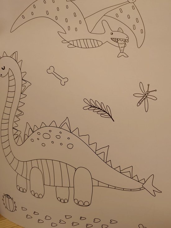 Petit Dinosaure Mignon Pour Livre De Coloriage Pour Enfant. Jeu De