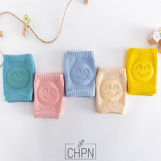 Kniebeschermers - Baby kniebeschermers - Groen/turquoise - 1 paar - Babykniebeschermers - Kruipen - Leren kruipen - Baby veiligheid - Kniesokken